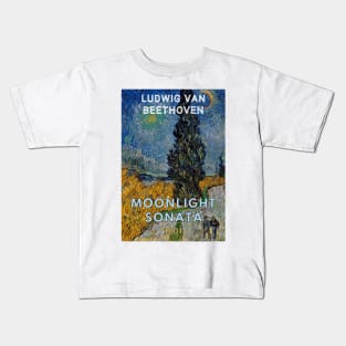 Beethoven - Moonlight Sonata Kids T-Shirt